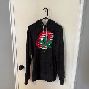 Ohio State Buckeyes HOMAGE Black Hoodie Retro L